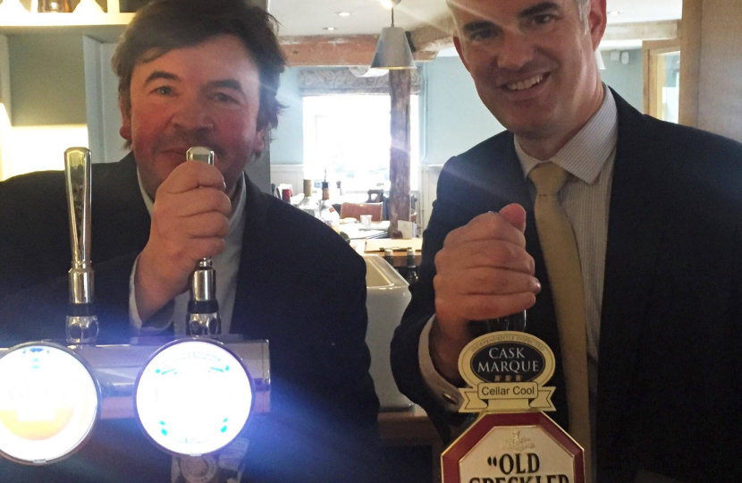James Cartlidge MP at The Hadleigh Ram