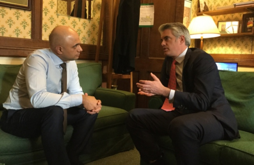 Sajid Javid & James Cartlidge MP