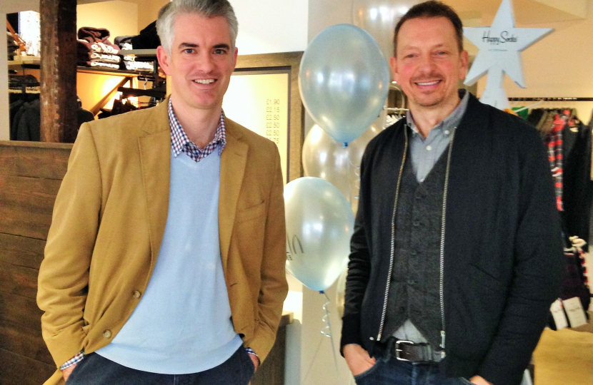 James Cartlidge MP Javelin