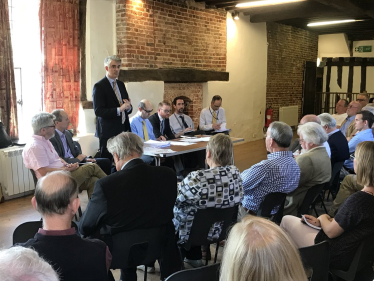 James Cartlidge MP at Neighbourhood Planning meeting 