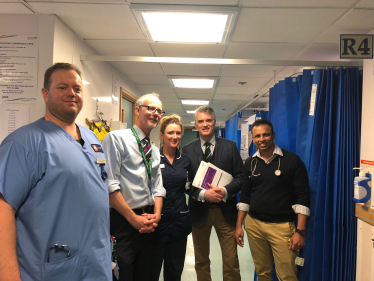 James Cartlidge MP and Steve Dunn