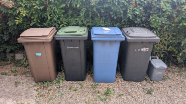 New wheelie bins